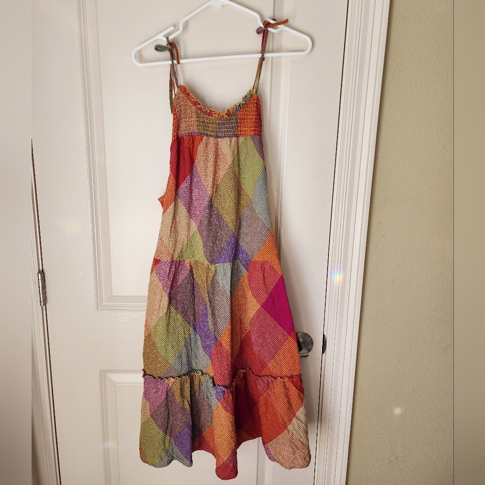 Colorful Patchwork Sundress